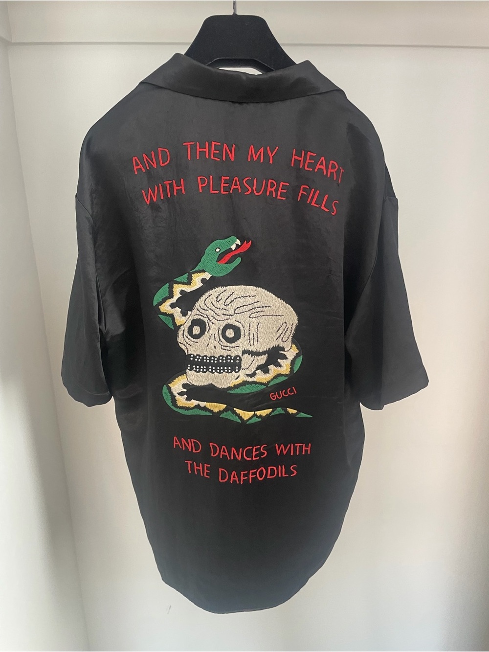 Gucci Acetate Skull Dress Shirt